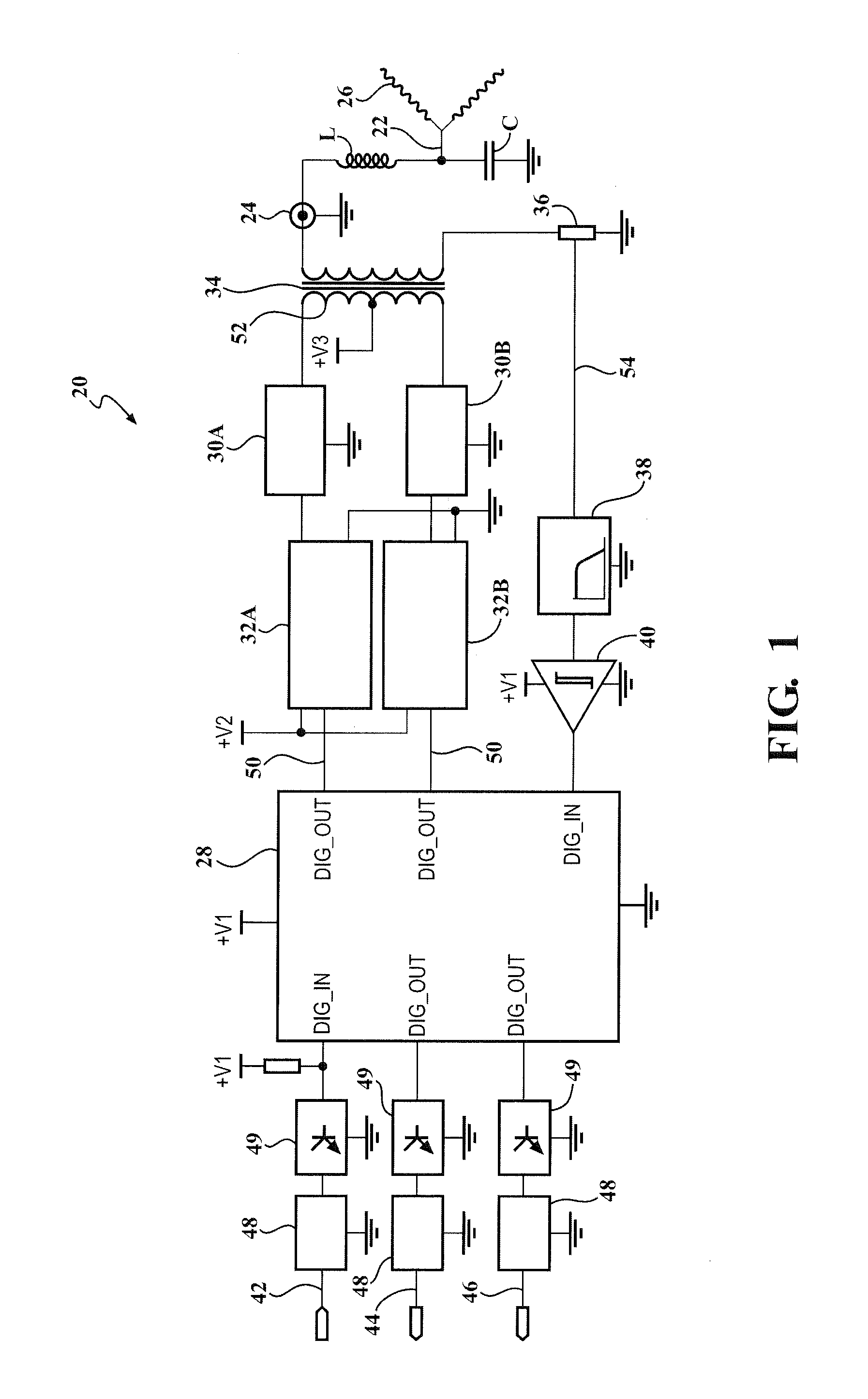 Non-invasive method for resonant frequency detection in corona ignition systems