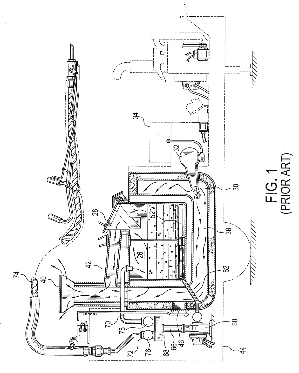 Integral melter and pump system for the application of bituminous adhesives and highway crack-sealing materials, and a method of making the same