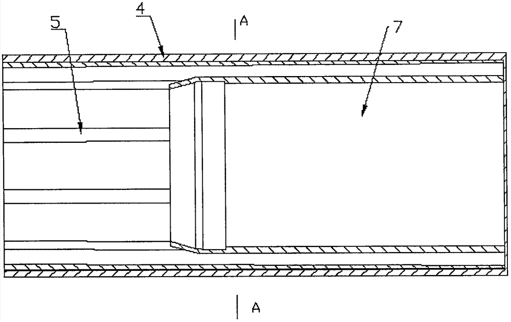 Roller for fixation of dredging cable of pipeline slit remover, and matched fixing method for dredging cable