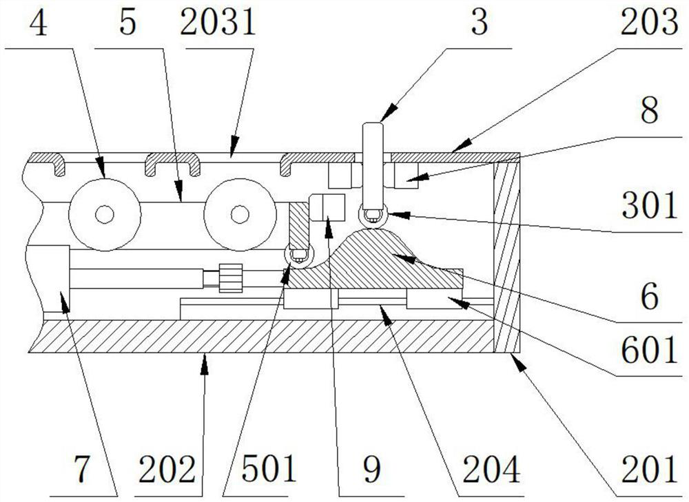 Transfer goods shelf for logistics storage and working method of transfer goods shelf