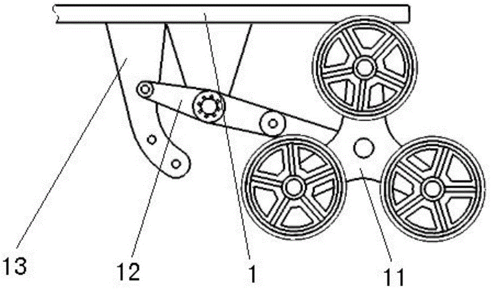 Power-assisted handcart capable of automatically climbing stairs and rising and falling