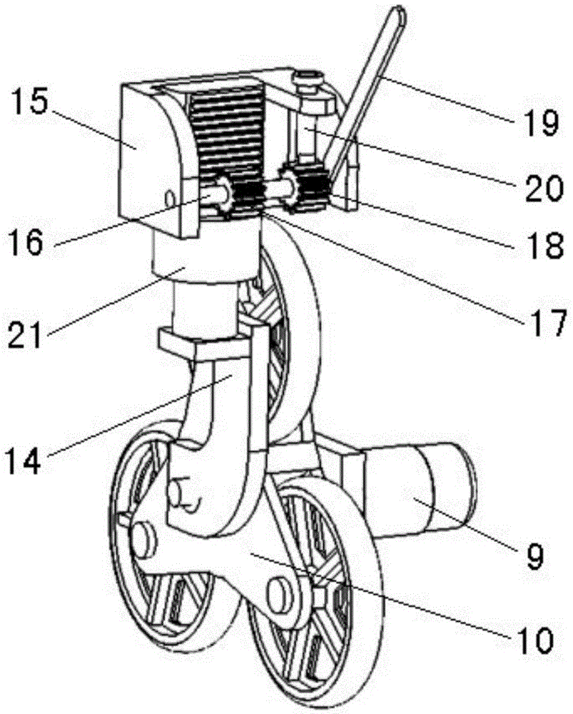 Power-assisted handcart capable of automatically climbing stairs and rising and falling