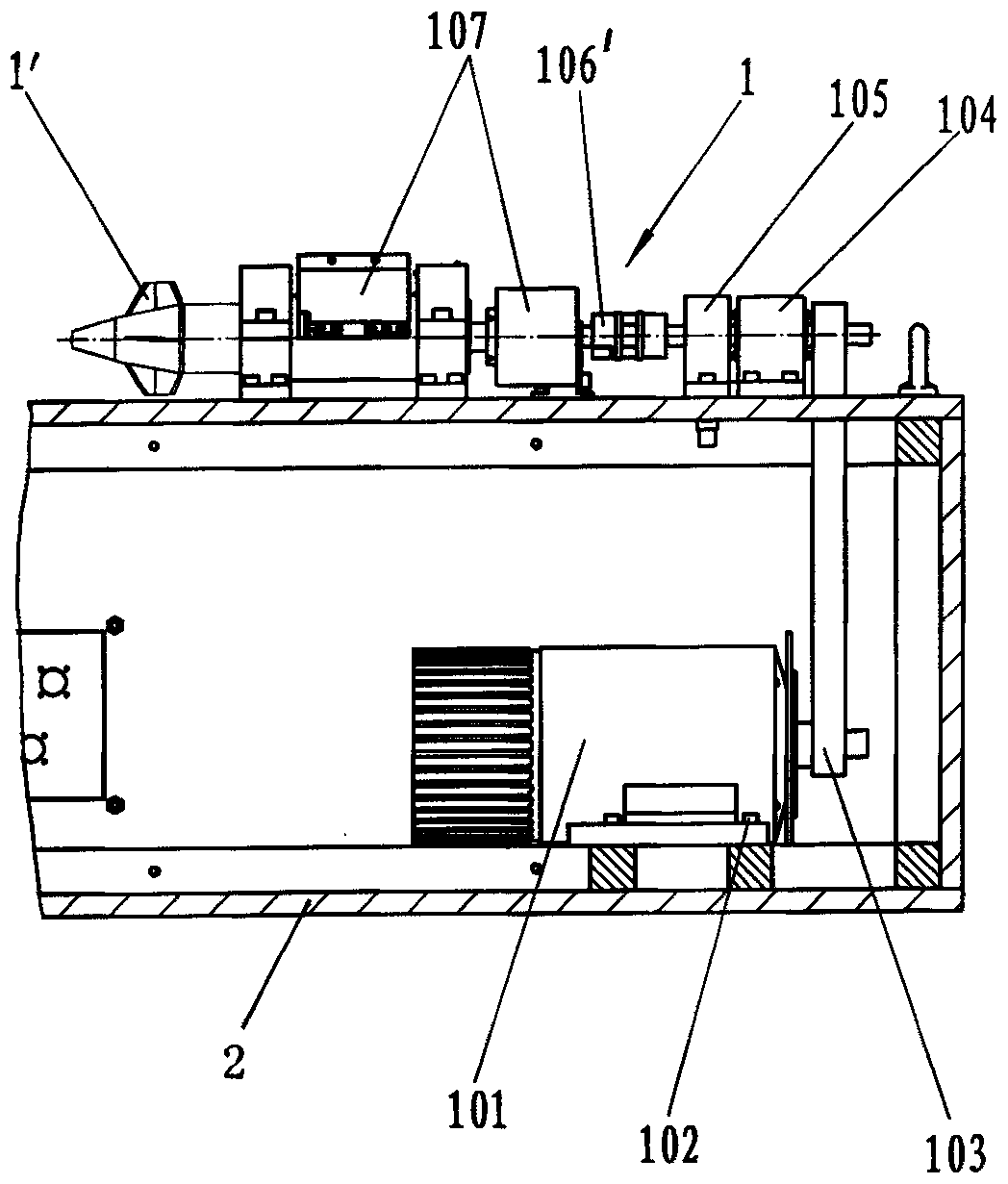 Sleeve assembly used for installing ballistic correction fuse in fixed rudder ballistic correction fuse semi-physical simulation system