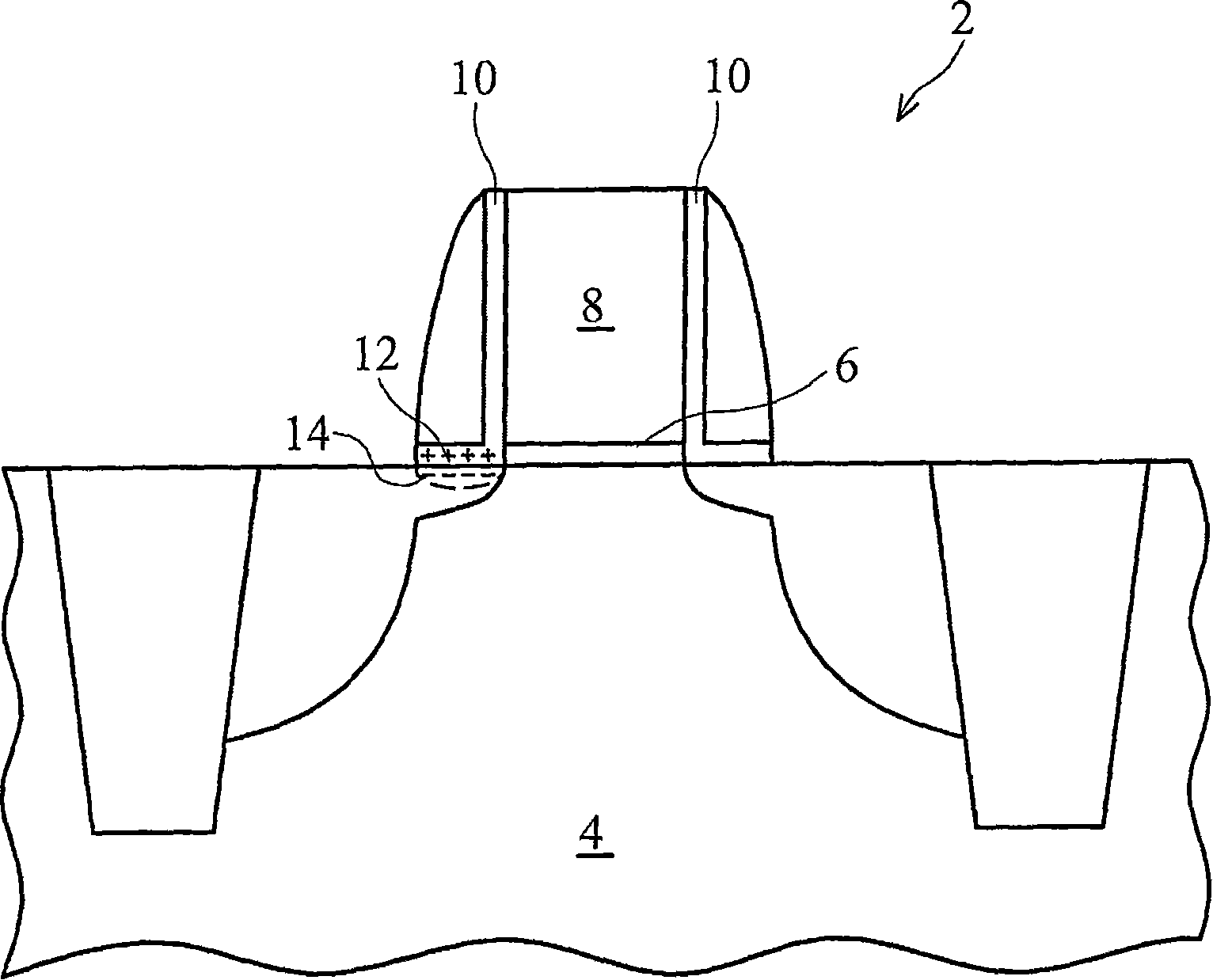 Electron mobility enhancement for mos devices with nitrided polysilicon re-oxidation