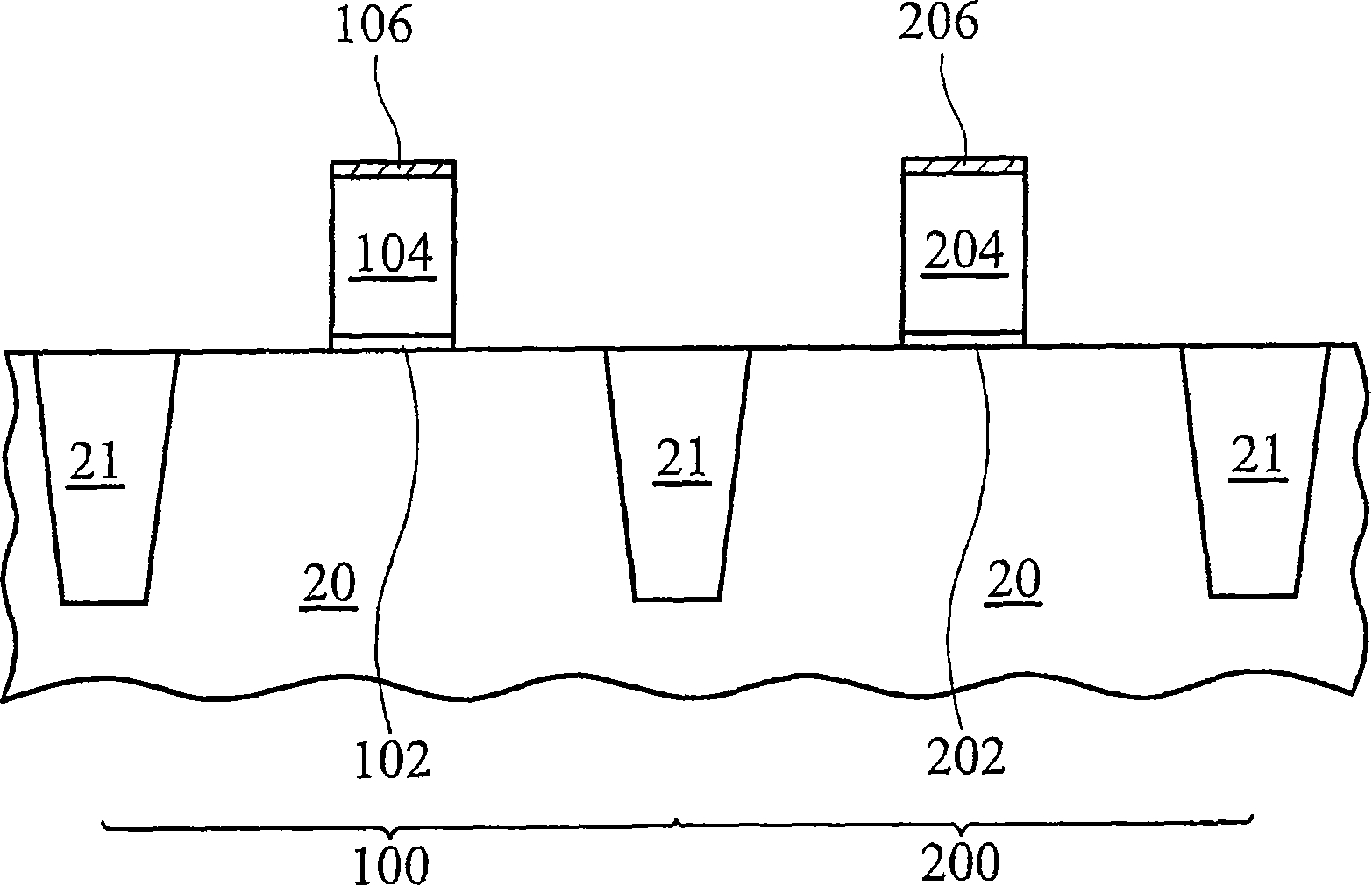 Electron mobility enhancement for mos devices with nitrided polysilicon re-oxidation