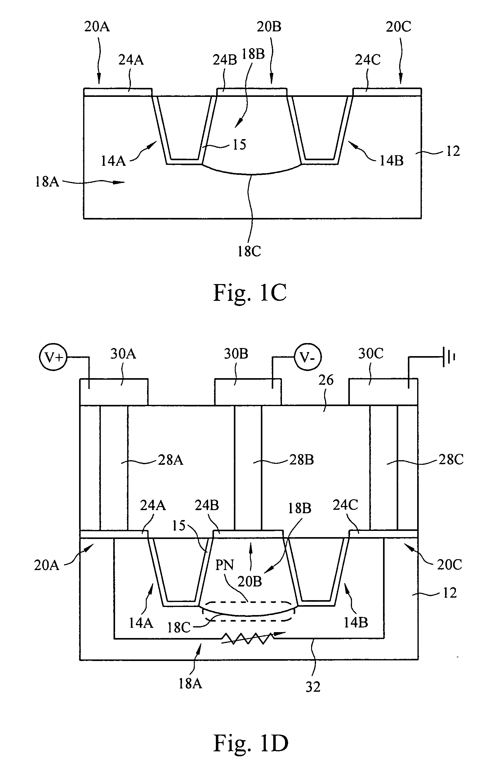 Controllable varactor within dummy substrate pattern