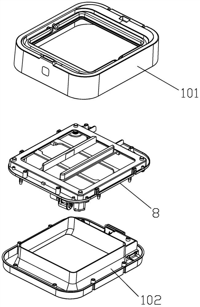 Automatic packaging mechanism of intelligent garbage can and garbage can