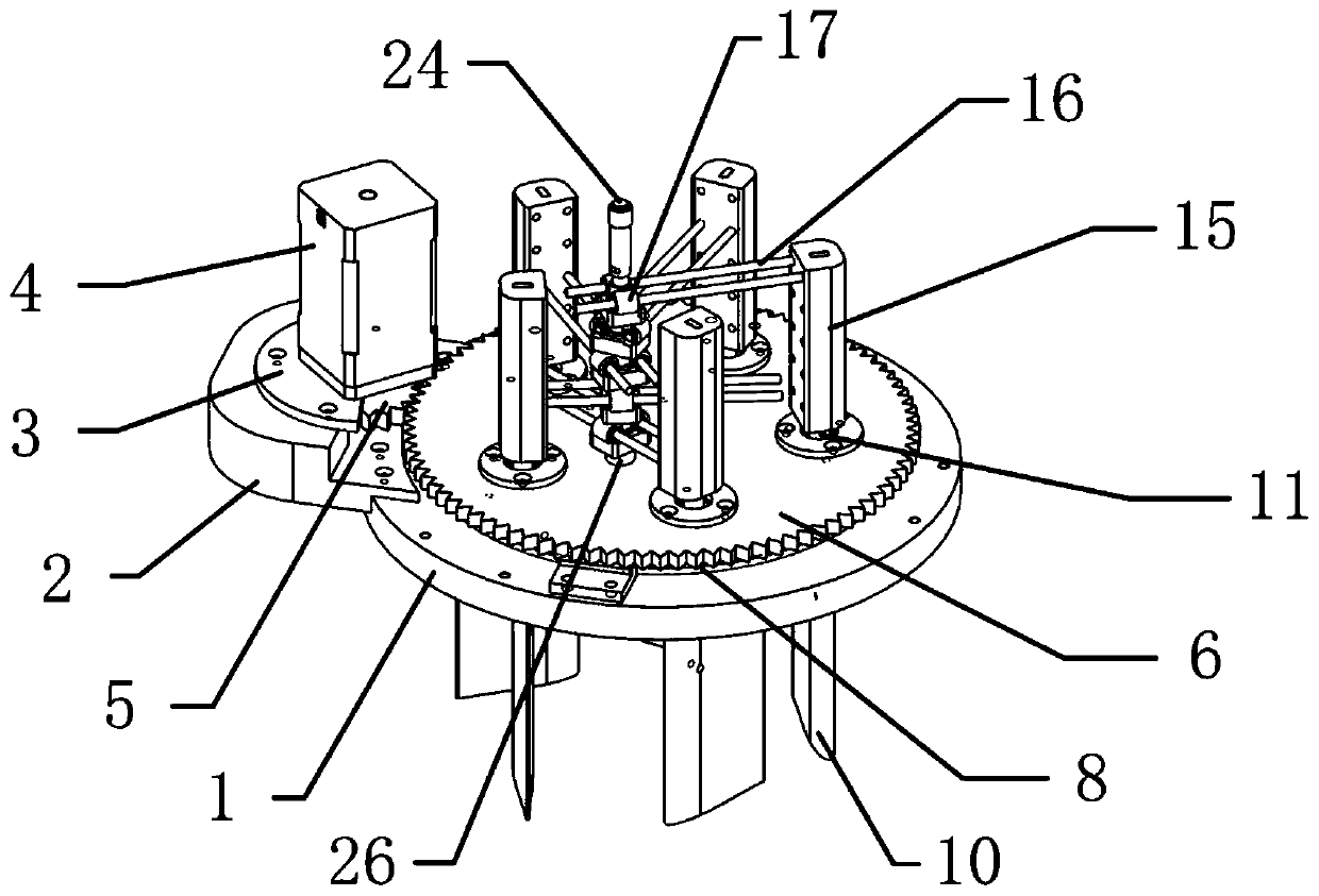 Sliding lever type cycloidal propeller