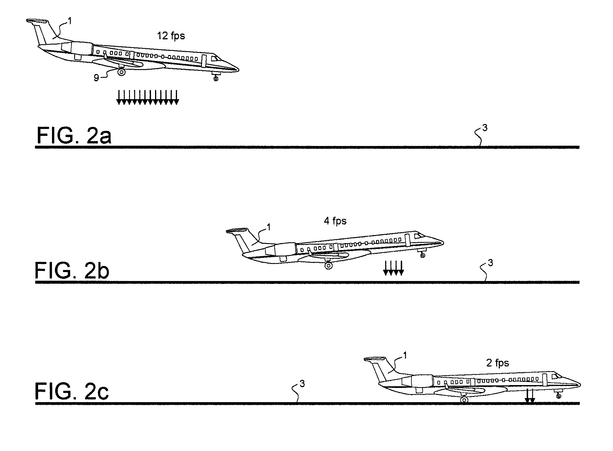 Aircraft landing gear compression rate monitor and method to increase aircraft landing weight limitation