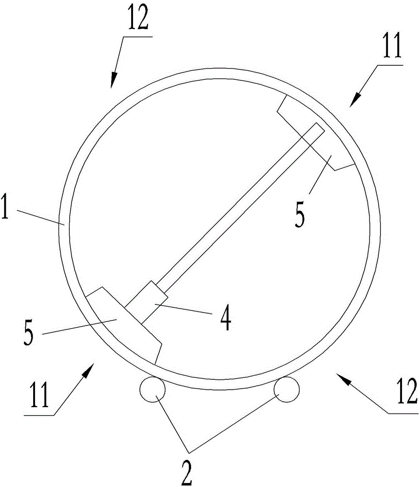 Method for correcting tubular structure diameter distortion by flame