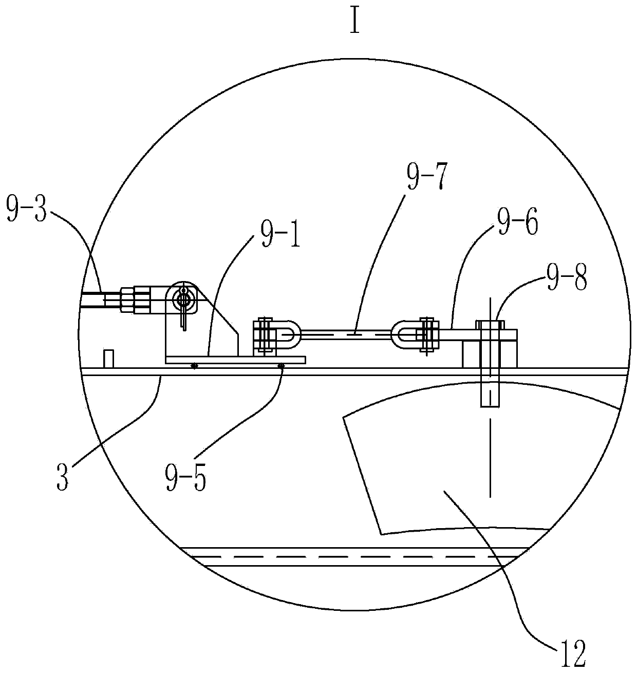 Swirling burner for pulverized coal dense and thin separation of lignite