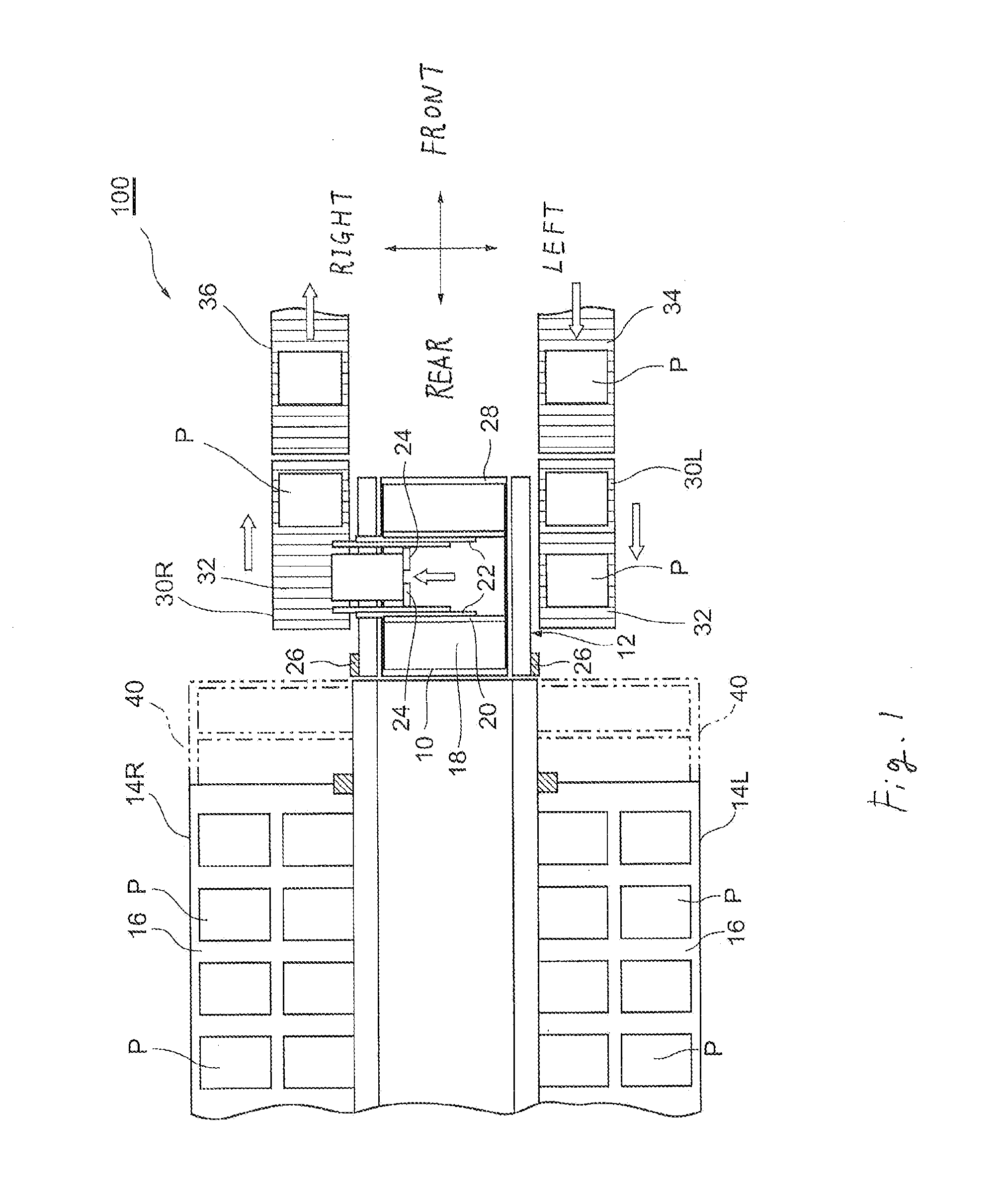 Multi-tier automated warehouse