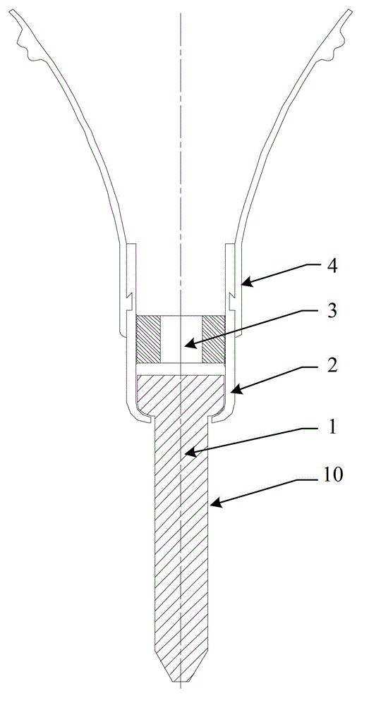 Pedicle screw and spine percutaneous internal fixing system