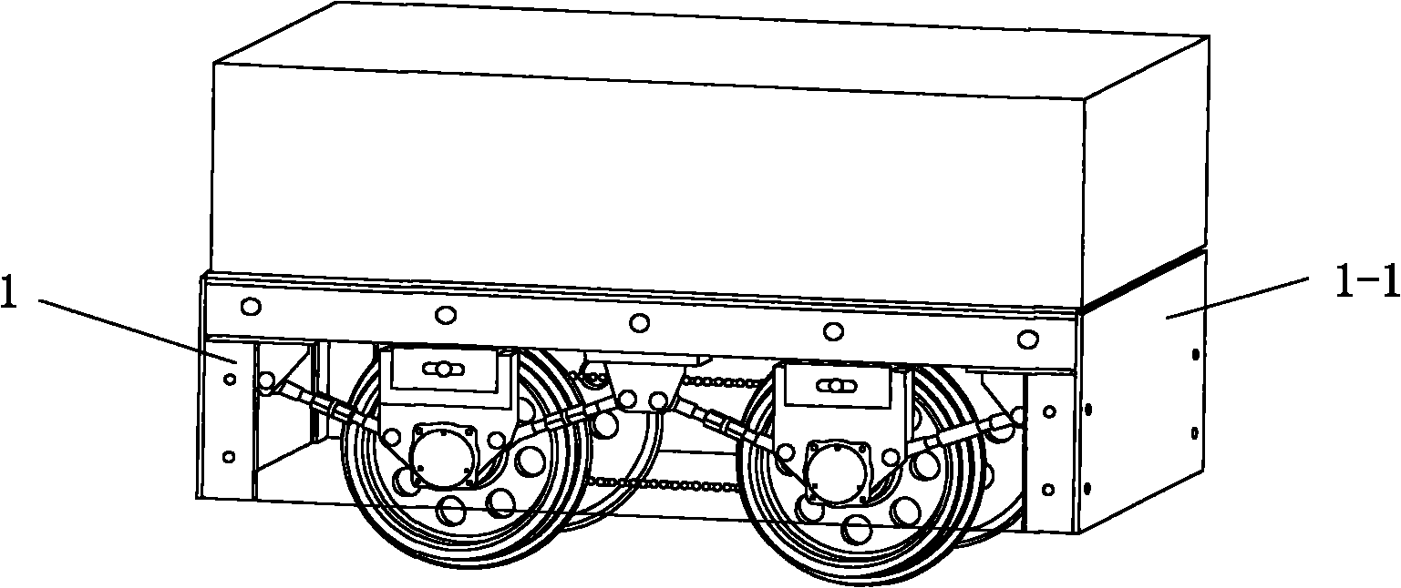 Carrying robot for coal mine rescue