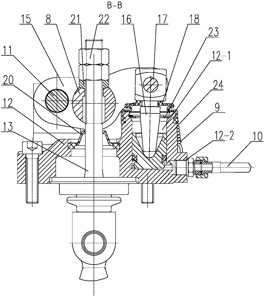 Wheel Tractor Hand Brake Control Mechanism