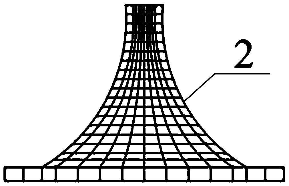 Air film offshore wind power foundation structure prefabrication method