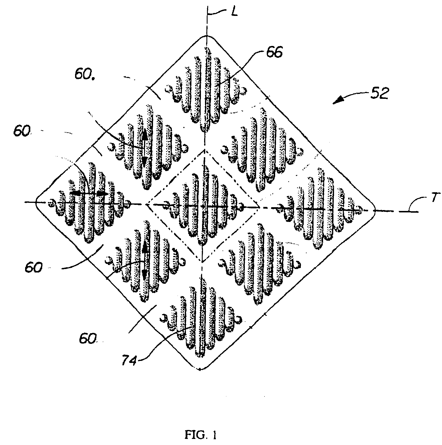 Nonwoven wipe with resilient wet thickness