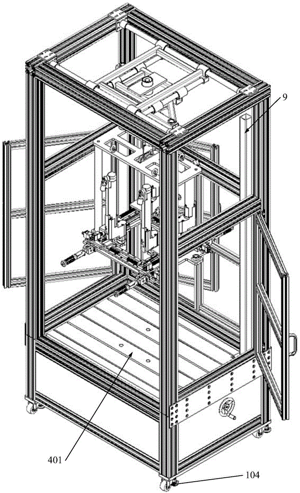 A multi-axis bolt tightening test bench