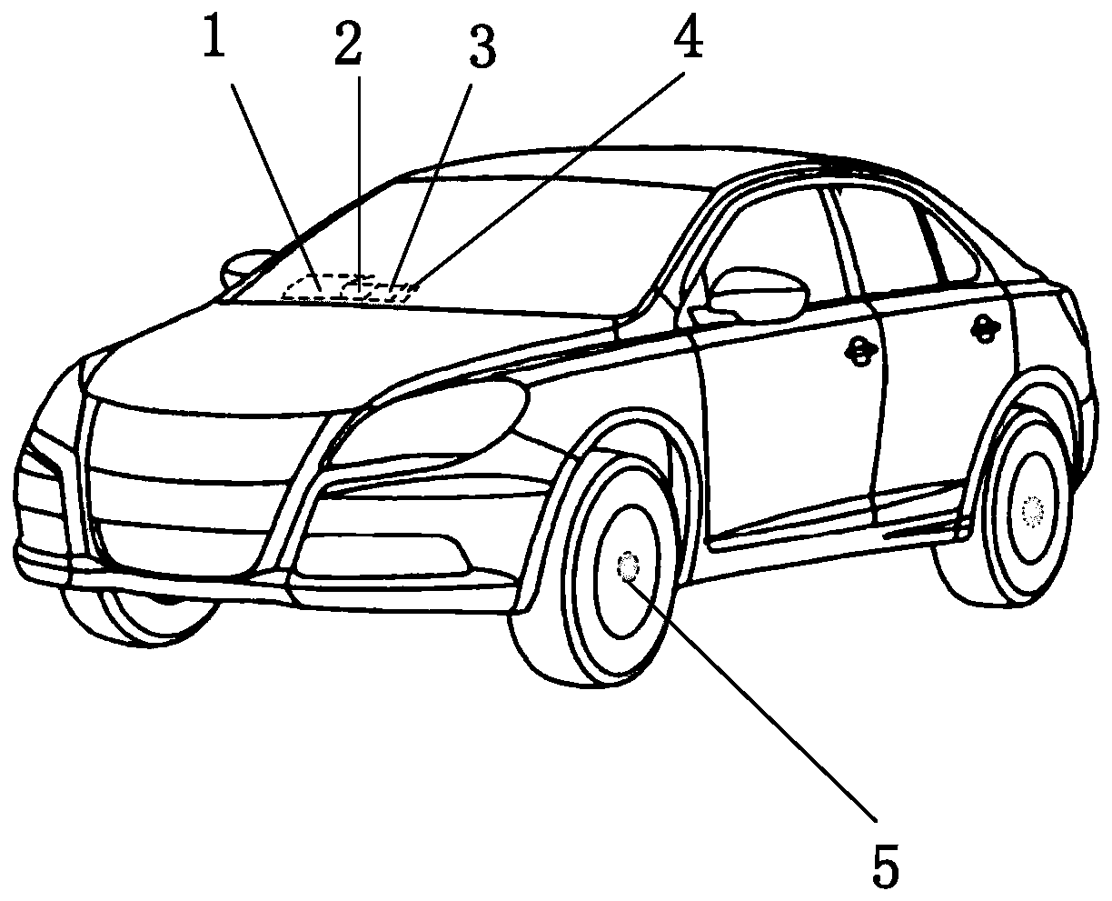 An automobile wheel hub bearing damage detection and alarm system