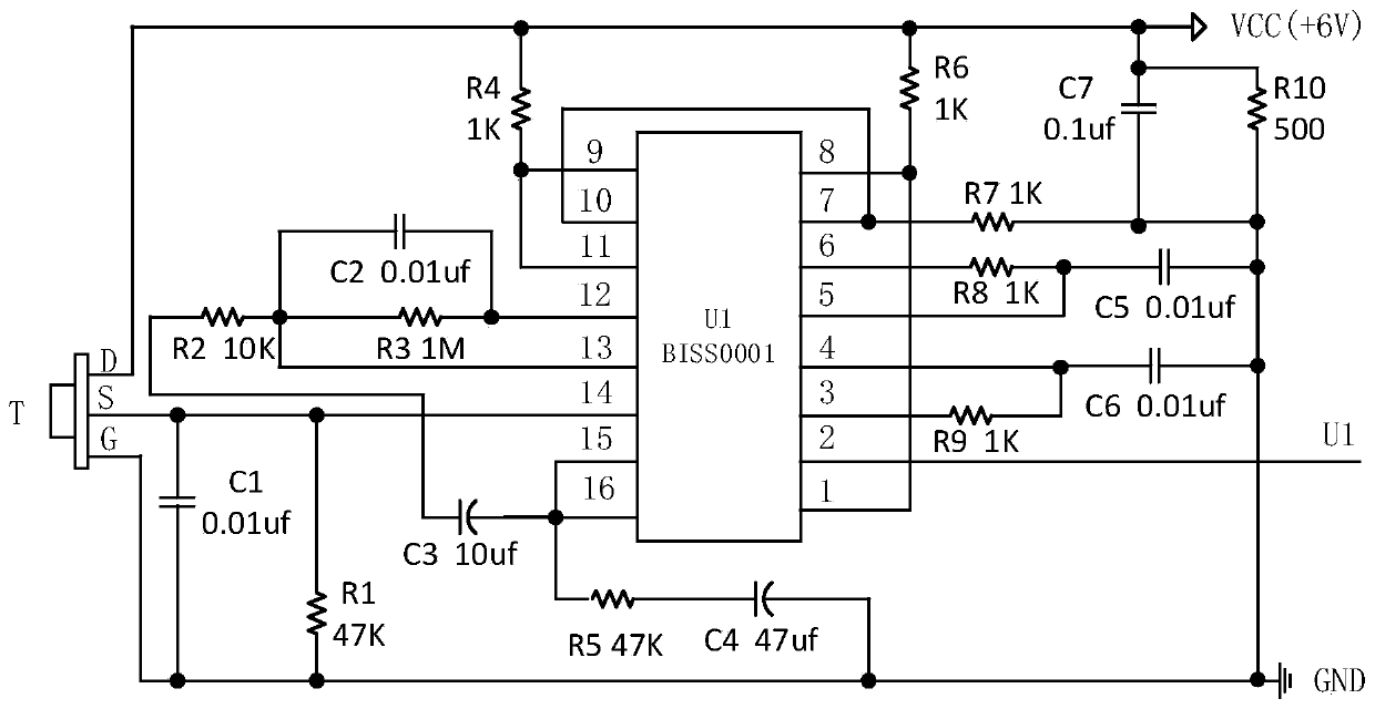 An automobile wheel hub bearing damage detection and alarm system