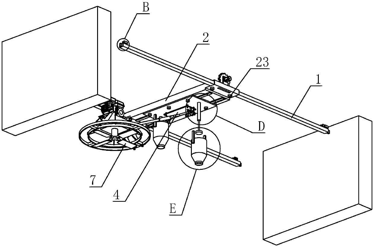 Building method for case-in-place floor