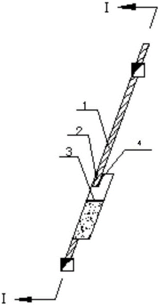 Presplitting type wall cutting and filling stoping method for thin ore vein