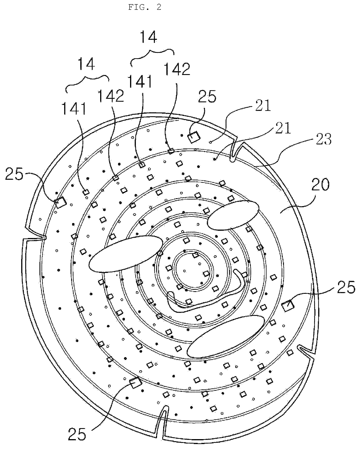 Device for activating mask pack, photon therapy mask pack device, and fiber based light emitting lighting device