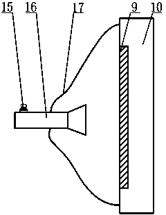 Composite material component rapid repairation device and method based on microwaves