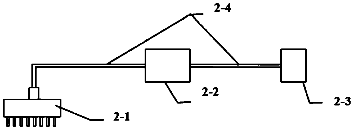 Tensile property sample preparation device of ultra-high modulus carbon fiber multifilament and sample preparation method