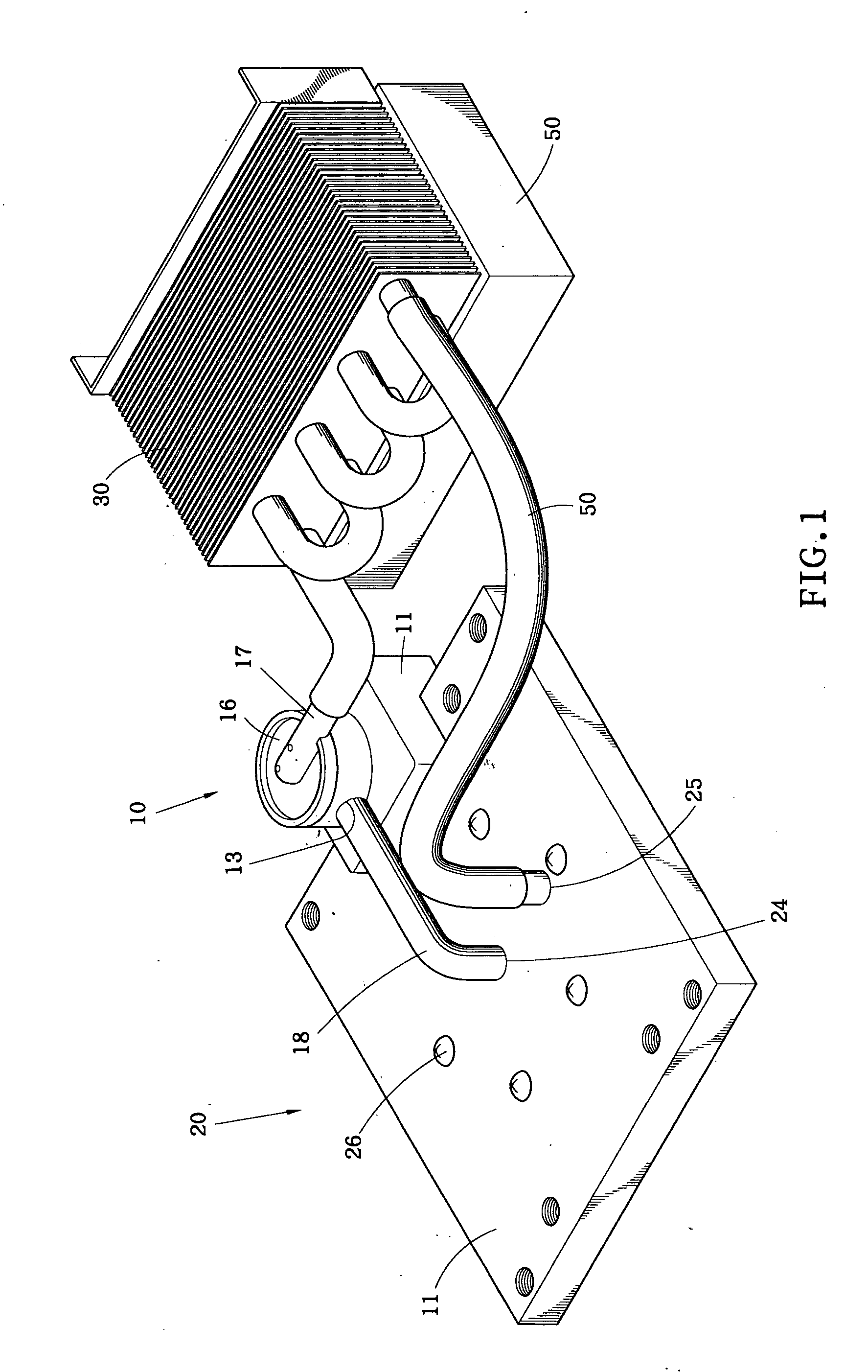 Coolant tray of liquid based cooling device