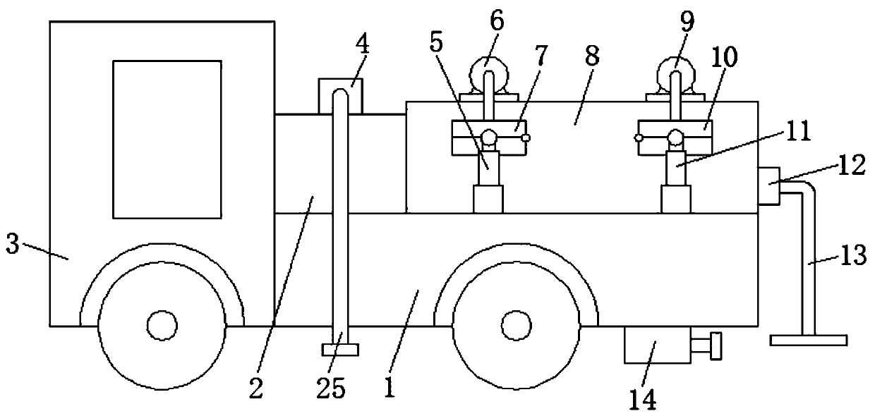 A cleaning machine for municipal engineering construction