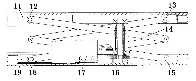 Automatic control lifting platform for preventing cervical spondylosis