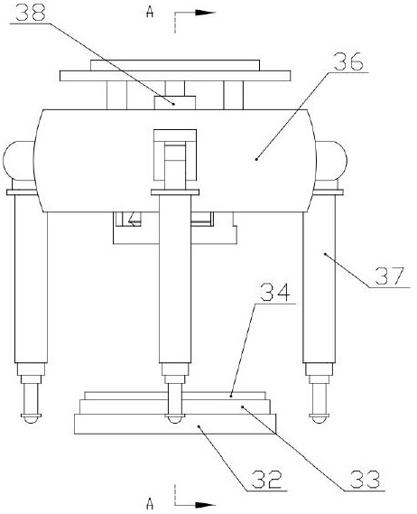 Gravity-based rapid automatic leveling support for measuring instrument