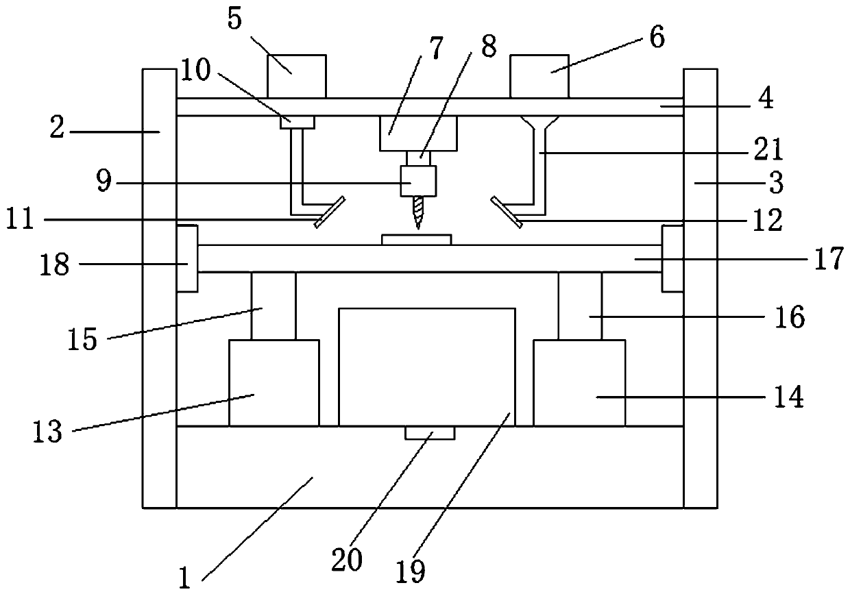 Efficient punching device for machines