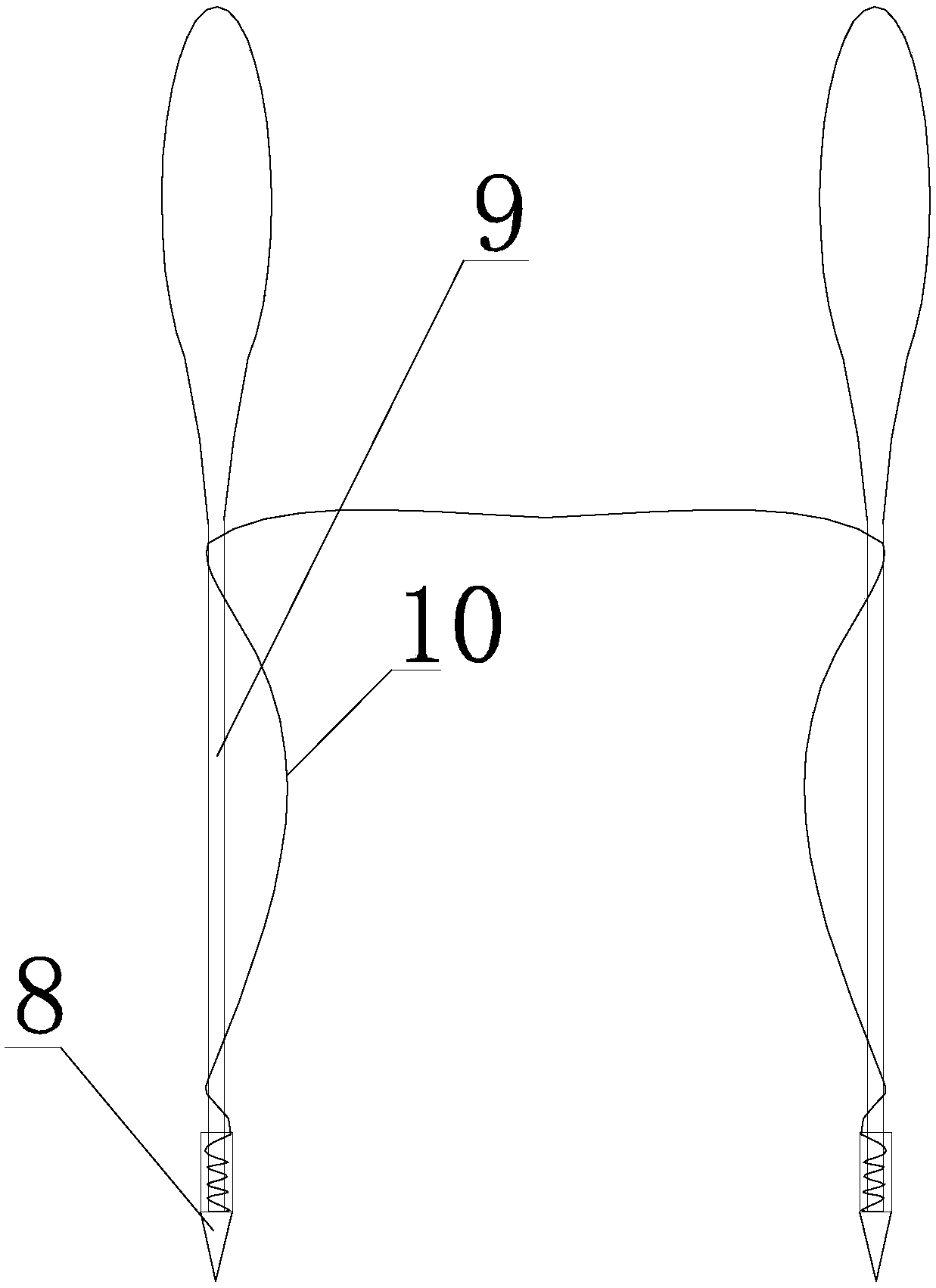 Endoscope puncture and suturing instrument