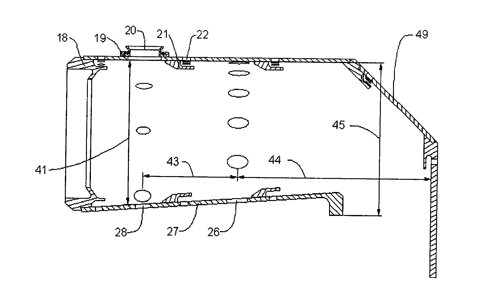 Miniature gas turbine combustion chamber