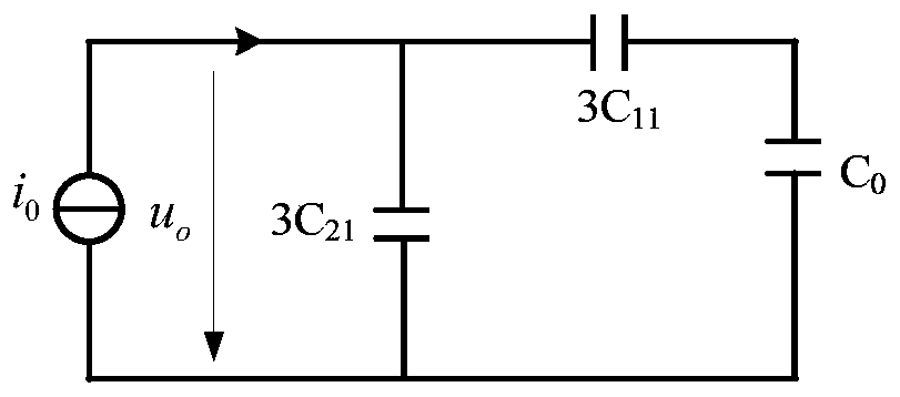 Method, device and system for testing capacitive current