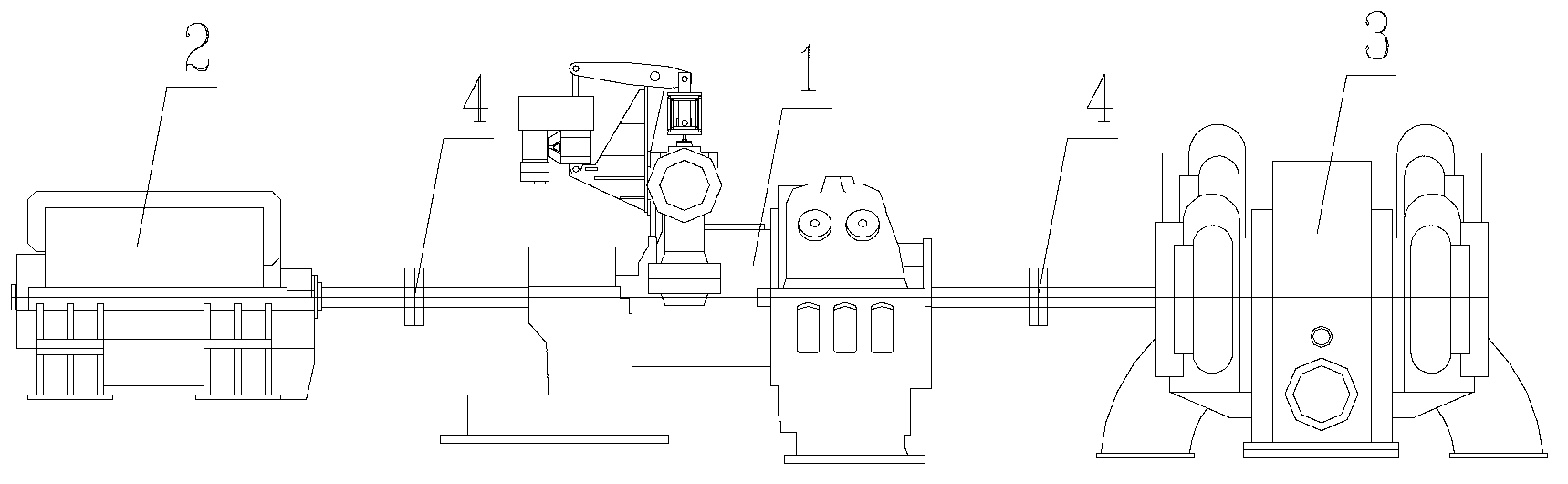 Single-shaft plusing multiple-shaft type carbon dioxide gas centrifugal compressor unit