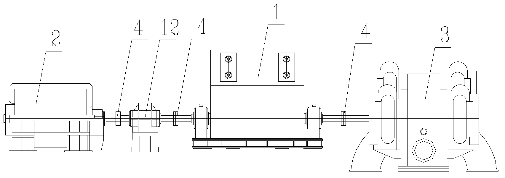 Single-shaft plusing multiple-shaft type carbon dioxide gas centrifugal compressor unit