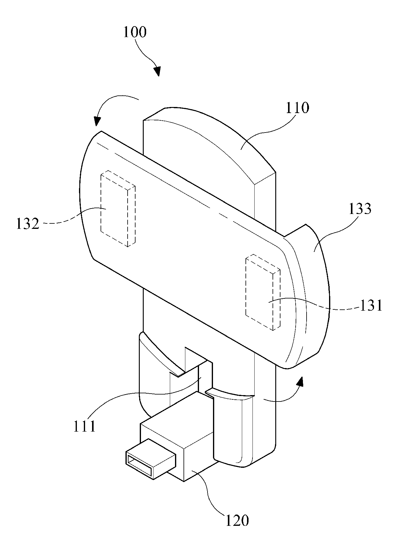 Universal serial bus type wireless data card