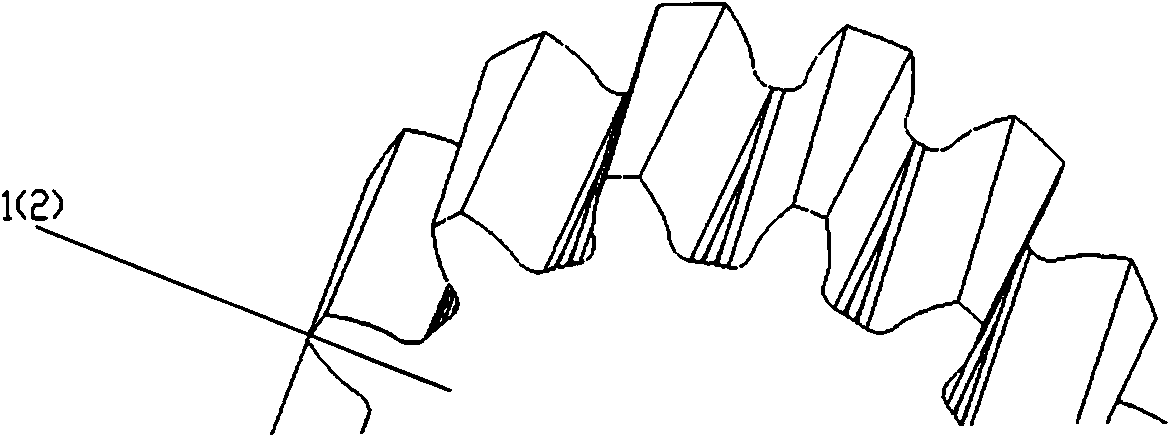 High-precision gear drive pair