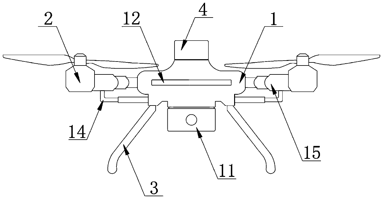 Oil-electric hybrid unmanned aerial vehicle carrying small laser radar