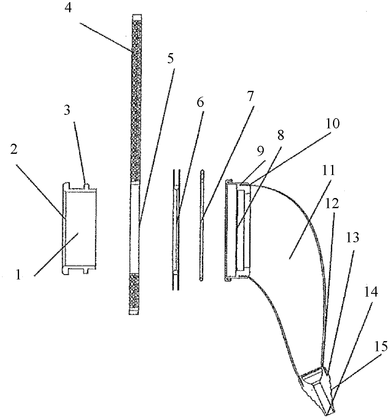 Diaper suitable for urine collecting device