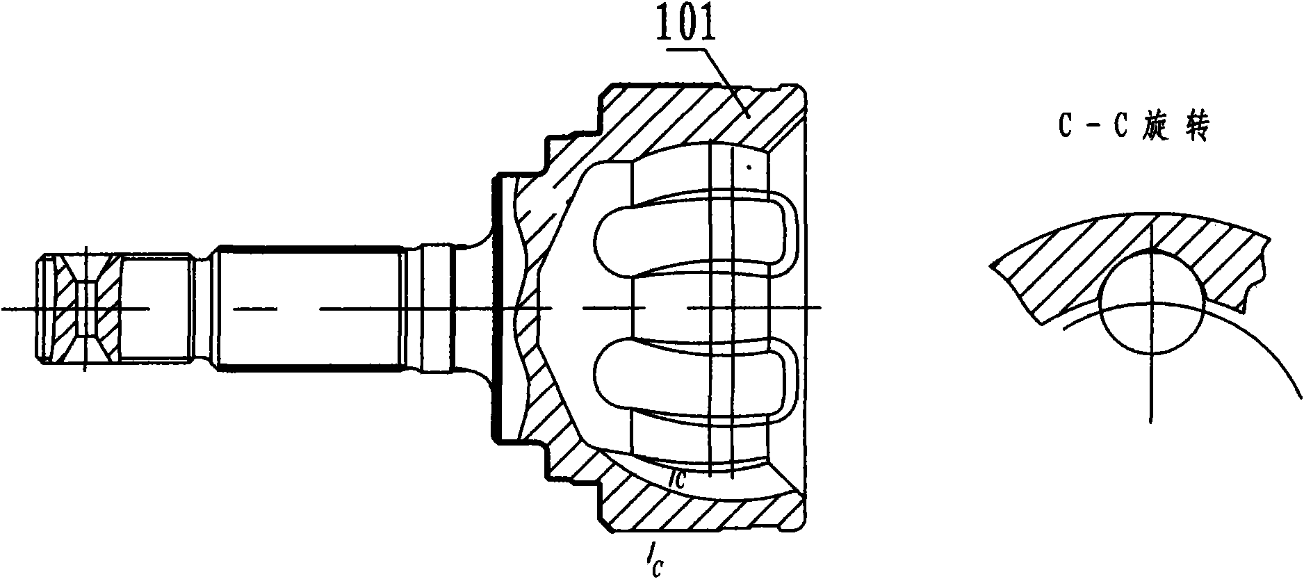 Structure of constant velocity universal joint