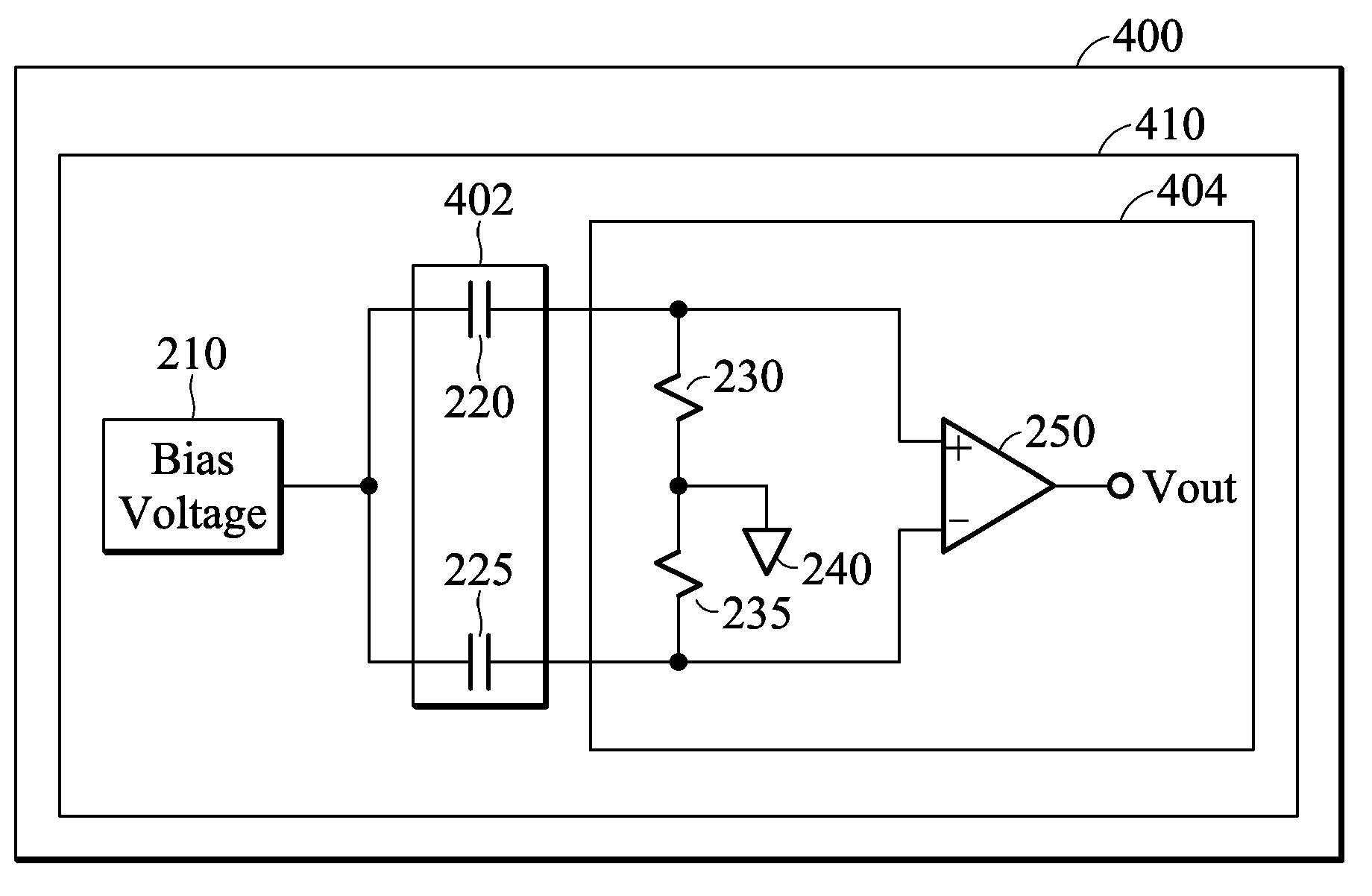 Microphone preamplifier circuit and voice sensing devices