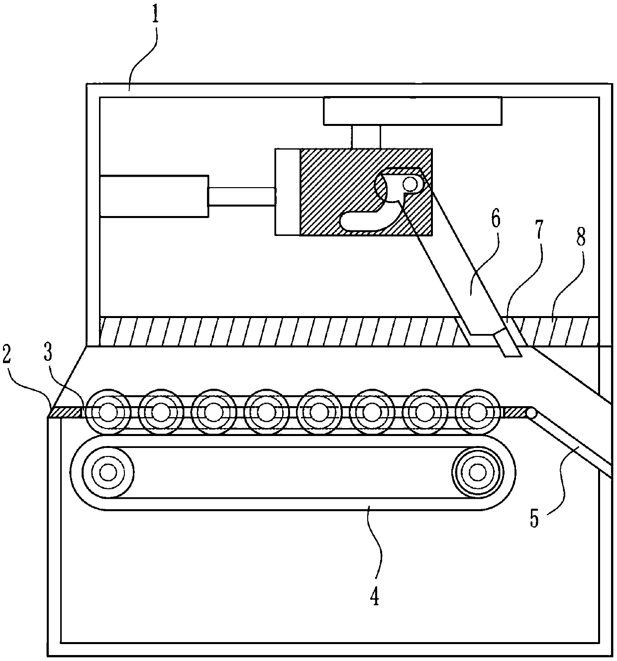 A double-head cutting machine for electronic components