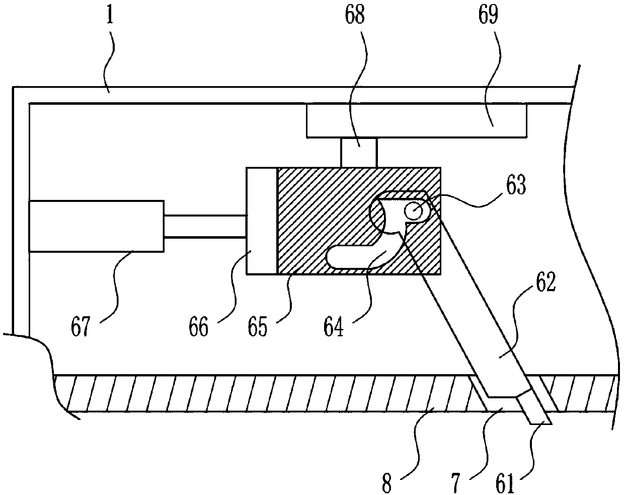 A double-head cutting machine for electronic components