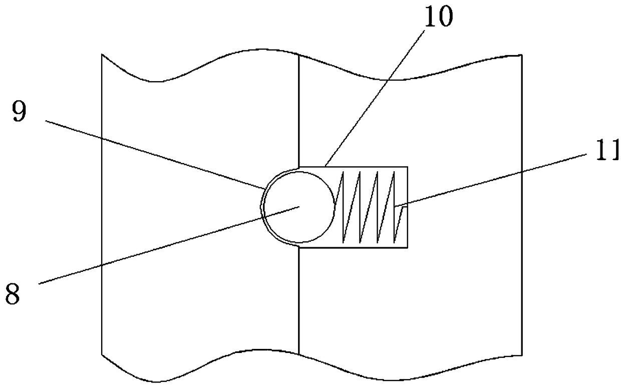 New energy vehicle battery box end cap