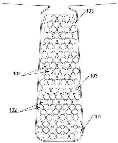 A high-efficiency multi-turn flat copper wire braided spiral wound motor stator