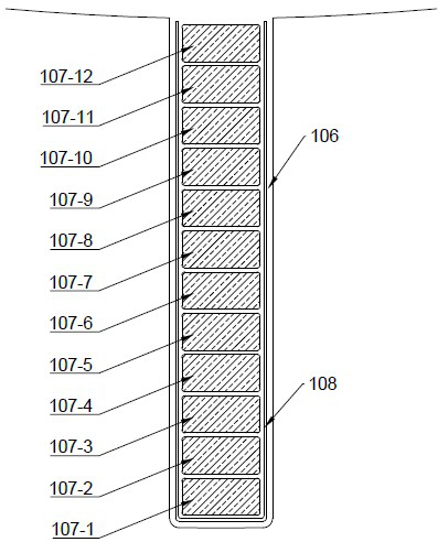 A high-efficiency multi-turn flat copper wire braided spiral wound motor stator